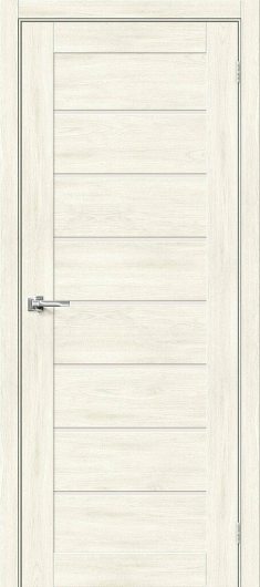 Межкомнатная дверь Браво-22 Nordic Oak остекленная (ст. Magic Fog) — фото 1