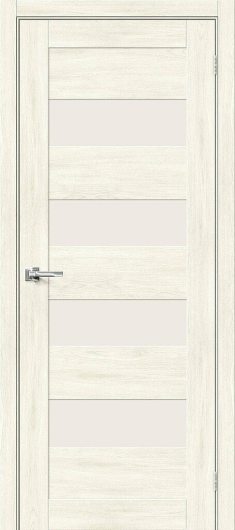 Межкомнатная дверь Браво-23 Nordic Oak остекленная — фото 1