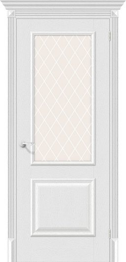 Межкомнатная дверь с эко шпоном el`PORTA Классик-13 Virgin остекленная — фото 1