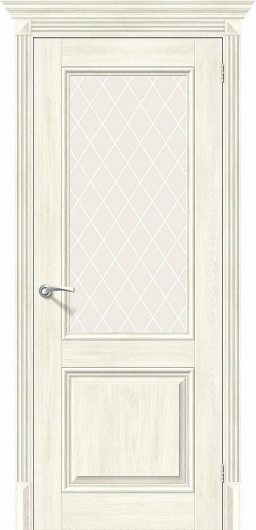 Межкомнатная дверь с эко шпоном el`PORTA Классико-33 Nordic Oak остекленная — фото 1
