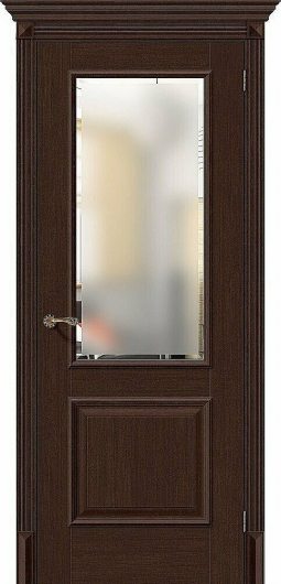 Межкомнатная дверь с эко шпоном el`PORTA Классико-13 Thermo Oak остекленная — фото 1