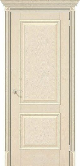 Межкомнатная дверь с эко шпоном el`PORTA Классико-12 Ivory глухая — фото 1