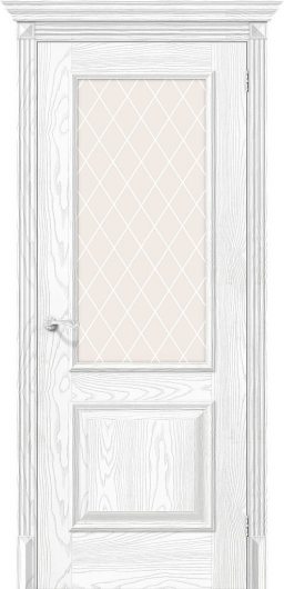 Межкомнатная дверь с эко шпоном el`PORTA Классико-13 Silver Ash остекленная — фото 1