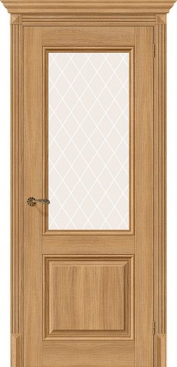 Межкомнатная дверь с эко шпоном Классико-33 Anegri Veralinga остекленная — фото 1