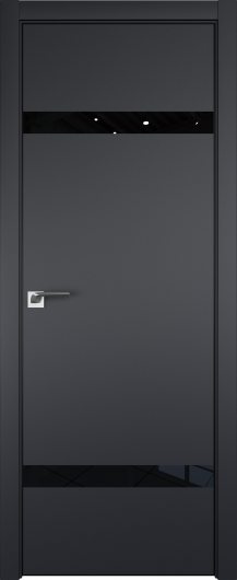 Межкомнатная дверь Profildoors Черный Матовый 3Е ст.черный лак  (190) кромка 4 стор. Black Edition Eclipse — фото 1