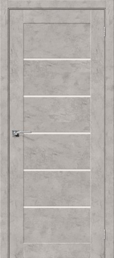 Межкомнатная дверь с эко шпоном el`PORTA Легно-22 Grey Art остекленная — фото 1