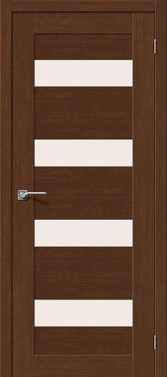 Межкомнатная дверь с эко шпоном el`PORTA Легно-23 Brown Oak остекленная — фото 1