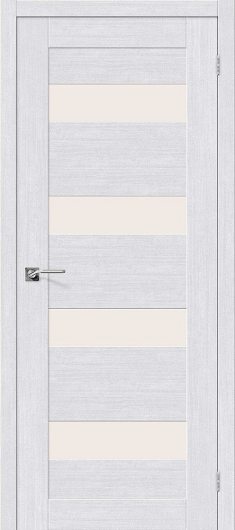 Межкомнатная дверь с эко шпоном el`PORTA Легно-23 Milk Oak остекленная — фото 1