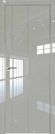 Межкомнатная дверь Profildoors Галька Люкс 43LK AL  (190) кромка 4 стор. матовая Eclipse — фото 1