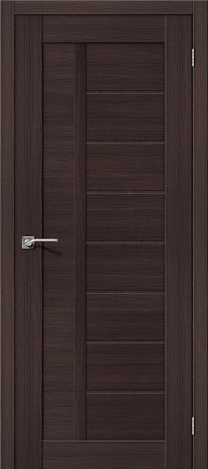 Межкомнатная дверь с эко шпоном Порта-26 Wenge Veralinga глухая — фото 1