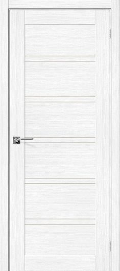 Межкомнатная дверь Порта-28 Snow Veralinga остекленная — фото 1
