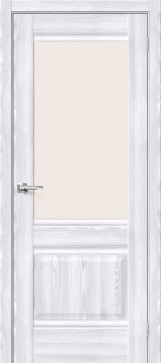 Межкомнатная дверь MR.WOOD Прима-3 Riviera Ice остекленная (ст. Magic Fog) — фото 1