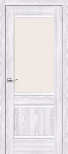 Межкомнатная дверь MR.WOOD Прима-3.1 Riviera Ice остекленная (ст. Magic Fog) — фото 1