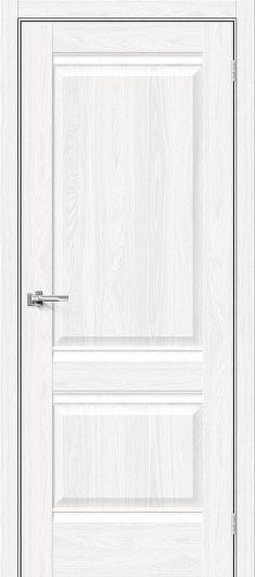 Межкомнатная дверь с эко шпоном Браво Прима-2 White Dreamline глухая — фото 1