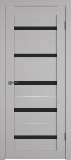 Межкомнатная дверь VFD (ВФД) Atum Al 7 Griz Soft Black Gloss SM — фото 1