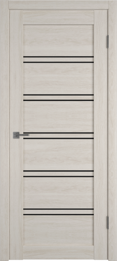 Межкомнатная дверь VFD (ВФД) Atum Pro 28 Scansom Oak Black Gloss — фото 1