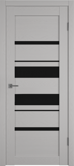 Межкомнатная дверь VFD (ВФД) Atum Pro 29 Griz Soft Black Gloss — фото 1