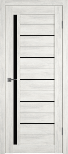 Межкомнатная дверь VFD (ВФД) Atum 1 Nord Vellum Black Gloss — фото 1