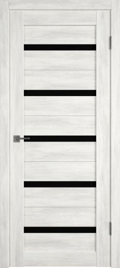 Межкомнатная дверь VFD (ВФД) Atum 7 Nord Vellum Black Gloss — фото 1