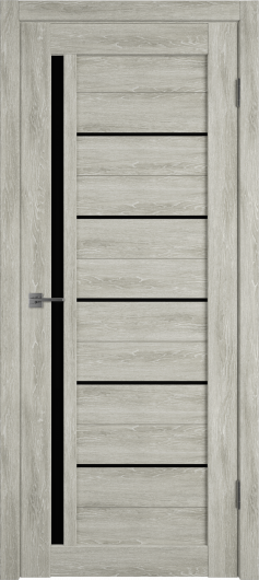 Межкомнатная дверь VFD (ВФД) Atum 1 Lin Vellum Black Gloss — фото 1