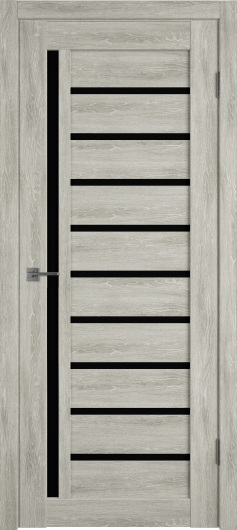Межкомнатная дверь VFD (ВФД) Atum 11 Lin Vellum Black Gloss — фото 1