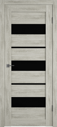 Межкомнатная дверь VFD (ВФД) Atum 23 Lin Vellum Black Gloss — фото 1