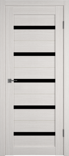 Межкомнатная дверь VFD (ВФД) Atum 7 Bianco Black Gloss — фото 1