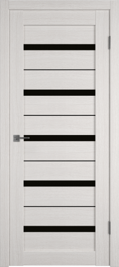 Межкомнатная дверь VFD (ВФД) Atum Al 7 Bianco Black Gloss BM — фото 1