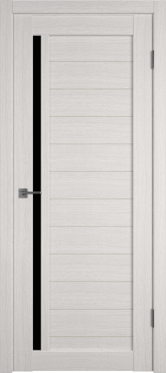 Межкомнатная дверь VFD (ВФД) Atum 9 Bianco Black Gloss — фото 1