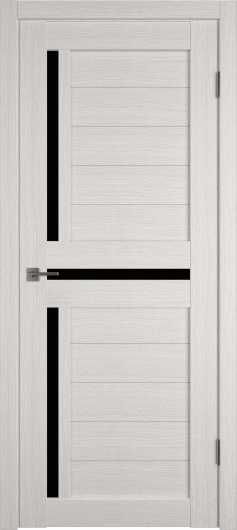 Межкомнатная дверь VFD (ВФД) Atum 16 Bianco Black Gloss — фото 1
