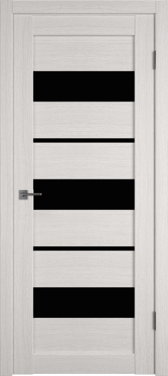 Межкомнатная дверь VFD (ВФД) Atum 23 Bianco Black Gloss — фото 1