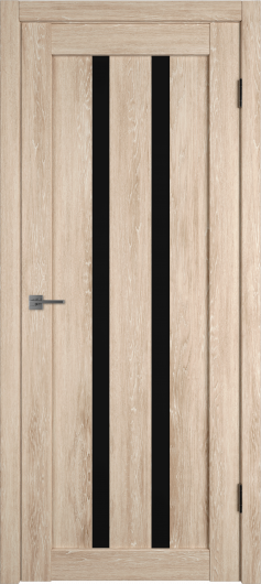 Межкомнатная дверь VFD (ВФД) Atum 2 Sand Vellum Black Gloss — фото 1