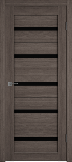 Межкомнатная дверь VFD (ВФД) Atum 7 Grey Black Gloss — фото 1