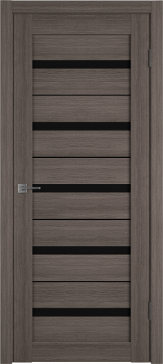 Межкомнатная дверь VFD (ВФД) Atum Al 7 Grey Black Gloss BM — фото 1
