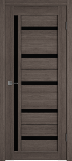 Межкомнатная дверь VFD (ВФД) Atum 18 Grey Black Gloss — фото 1
