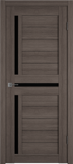 Межкомнатная дверь VFD (ВФД) Atum 16 Grey Black Gloss — фото 1