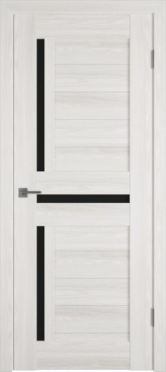 Межкомнатная дверь VFD (ВФД) Line 16 Bianco P Black Gloss — фото 1