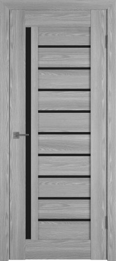 Межкомнатная дверь VFD (ВФД) Line 11 Grey P Black Gloss — фото 1