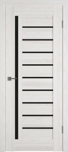 Межкомнатная дверь VFD (ВФД) Line 11 Bianco P Black Gloss — фото 1