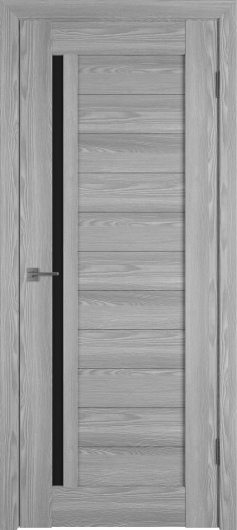 Межкомнатная дверь VFD (ВФД) Line 9 Grey P Black Gloss — фото 1