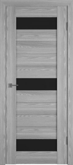 Межкомнатная дверь VFD (ВФД) Line 5 Grey P Black Gloss — фото 1