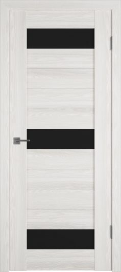 Межкомнатная дверь VFD (ВФД) Line 5 Bianco P Black Gloss — фото 1