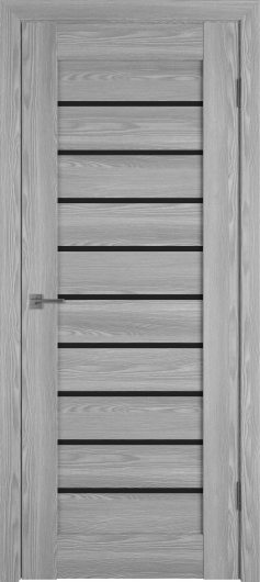 Межкомнатная дверь VFD (ВФД) Line 3 Grey P Black Gloss — фото 1