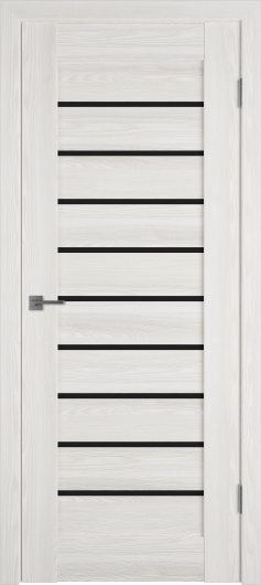 Межкомнатная дверь VFD (ВФД) Line 3 Bianco P Black Gloss — фото 1