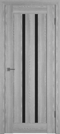 Межкомнатная дверь VFD (ВФД) Line 2 Grey P Black Gloss — фото 1