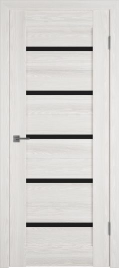 Межкомнатная дверь VFD (ВФД) Line 1 Bianco P Black Gloss — фото 1