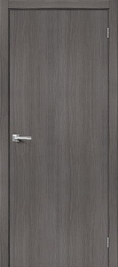 Межкомнатная дверь с эко шпоном Браво Тренд-0 Grey Veralinga глухая — фото 1