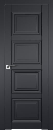 Межкомнатная дверь Profildoors Черный матовый 2.106U  (190) Экспорт Eclipse — фото 1