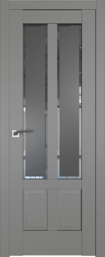 Межкомнатная дверь Profildoors Грей 2.117U  ст.Square графит — фото 1