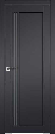 Межкомнатная дверь Profildoors Черный матовый 2.50U  ст.матовое — фото 1